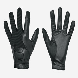 Gants de golf à impression en tissu à une main qualifiés Gants de golf en cuir synthétique avec emballage en peau de mouton - Product Image 2