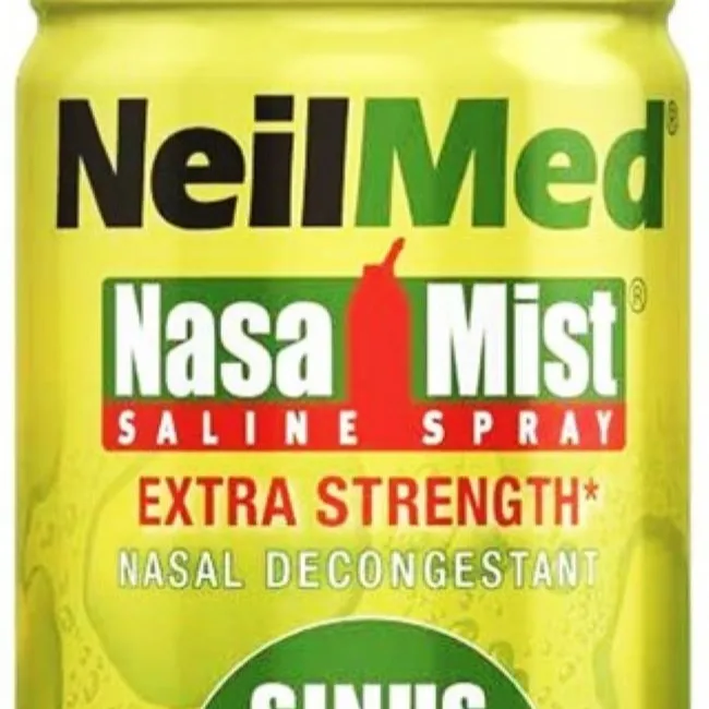 Neilmed NasaMist Spray salino Spray ipertonico 125 mL per un'igiene nasale efficace e un sollievo dalla congestione