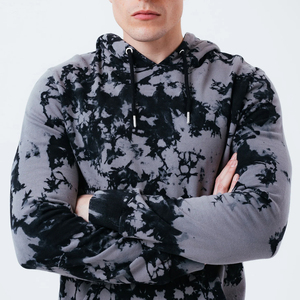 Derniers sweats à capuche pour hommes à logo personnalisé tendance, lavage à l'acide, 100% coton, vêtements d'hiver, teinture unie, lavage à l'acide, de haute qualité - Product Image 5