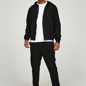 Vente en gros de survêtements avec logo personnalisé pour hommes, sweat à capuche et jogger, ensemble de survêtements de sport pour l'hiver - Product Image 3