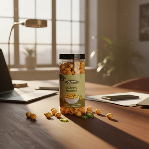 Glee Impex Makhana (Noix de Renard) Grillée au Jalapeño Épicé, Premium, Sans Gluten, Riche en Protéines, Pot en Plastique 80g - Product Image 4