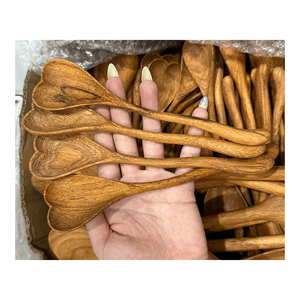 ช้อนตักซุปไม้ด้ามจับยาววัสดุธรรมชาติทำมือผลิตจากเวียดนาม - Product Image 6