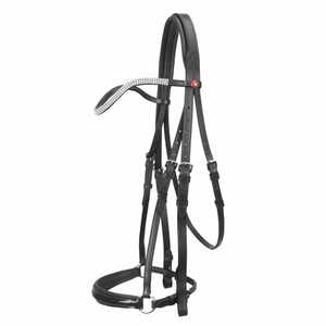 Les fabricants vendent la bride de cheval en cuir véritable en gros conception personnalisée de haute qualité bride de cheval en cuir véritable - Product Image 2