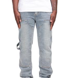 Pantalones Vaqueros para Hombre Hechos a Medida al por Mayor en Grandes Cantidades, Estilo Casual, Pantalones Vaqueros de Alta Calidad, Rectos, Curvos y a Rayas - Product Image 3