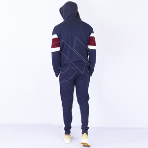 Wholesale Heavyweight Sportswear Men Tracksuits High Quality Custom Designs Anti-Bacterial Quick Dry - Product Image 3