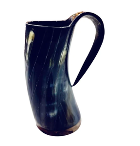 Tazas de Café de Cuerno de Búfalo de Diseño Antiguo, Cuerno Medieval para Beber, Taza de Cerveza de Cuerno Hecha a Mano - Product Image 3