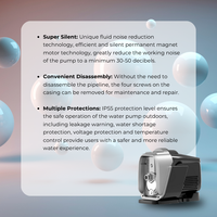 Pompe de surpression intelligente EVOLIA | Pompe à pression multicellulaire silencieuse | Système d'inverseur à aimant permanent