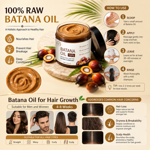 Mantequilla Capilar de Aceite de Batana Crudo de Marca Privada para Cabello Seco, Rizado y Encrespado, Fabricante Mayorista OEM, Fabricante de Aceite de Batana OEM - Product Image 3