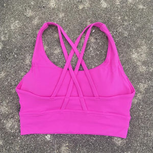 Soutien-gorge de sport grande taille à soutien élevé en spandex/polyester pour femme pour le yoga et la salle de sport - Product Image 4