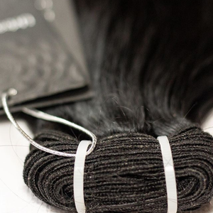 Cheveux indiens Remy, cuticules alignées, bruts, naturels, bouclés, double trame, permanente, toutes les couleurs, non traités, cheveux de temple - Product Image 3