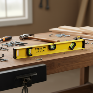 Nivel de burbuja de aluminio de perfil 'I' de calidad premium Stanley para proyectos de mejora del hogar - Product Image 3