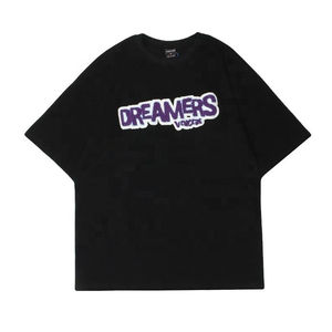 Ropa de hombre con logotipo personalizado, Etiqueta Privada, Parche de chenilla, letras bordadas, camiseta de trabajo para hombre, ropa informal de poliéster - Product Image 2