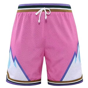 Personalizable de secado rápido transpirable 100% algodón pantalones cortos de baloncesto totalmente sublimación más tamaño OEM servicio conjuntos - Product Image 1