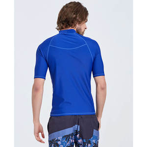 T-shirt de compression à manches courtes pour homme, imprimé par sublimation, tendance, rash guard, OEM ODM, logo personnalisé - Product Image 4