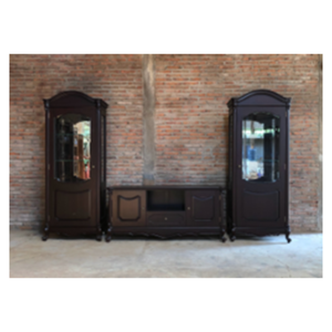 Factory Wholesale Mahogany Wood <b>TV</b> Cabinet Living Room Antique Design <b>TV</b> Cabinets Natural Wood Home Usage - Product Image 5