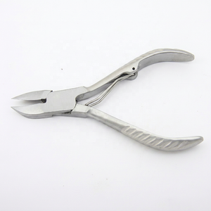 Cortador de uñas de pedicura con resorte de alambre y mango de arboleda de acero inoxidable con muestra gratis, herramienta con removedor de callos - Product Image 1
