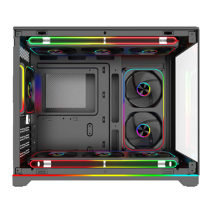 Ventilateur de refroidissement <span class=keywords><strong>RGB</strong></span> pour PC Gamer et autres boîtiers d'ordinateur Micro ATX, alimentation directe usine - Product Image 4