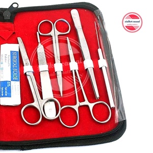 KIT de 20 pièces de bistouri d'anatomie de laboratoire, KIT de séparation étudiants avec lames de Scalpel en acier inoxydable - Product Image 3