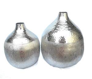 Modern Home Decorative Flower Vase for Tableware <b>Wedding</b> Plant Vase Decor Silver Finishing Modern Design Aluminium Flower Vases - Product Image 2