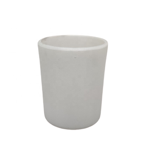 Vente en gros sur mesure beau Design mat de haute qualité fait à la main multi-usages intérieur de maison vide moyen récipient en verre noir mat - Product Image 6