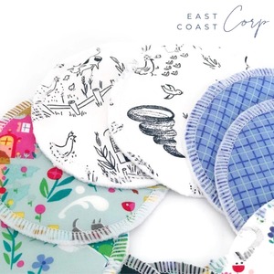 Almohadillas de lactancia de bambú, reutilizables, almohadilla de lactancia, grande, lavable, Floral, Pack, Dorothy, Retro, Leche materna - Product Image 1