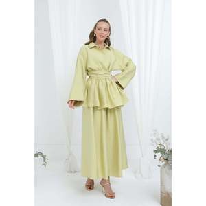 Ensemble jupe courte minimaliste ceinturée Luna pour femme pour le printemps/été - 20682TKS - Product Image 4