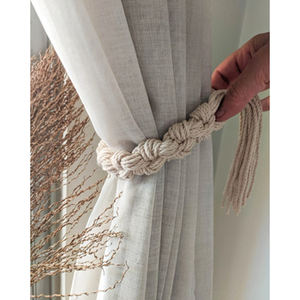 Handmade Woven Indoor Tiebacks Clips for Bedroom and <b>Living</b> <b>Room</b> Window Holdback Tie Backs <b>Curtain</b> Holders for Sale Good Quality - Product Image 2