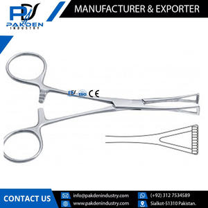 Pinzas de agarre Collin de acero inoxidable alemán de alta calidad con logotipo personalizado, las más vendidas, fuente de alimentación manual PAKDEN - Product Image 4