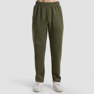 Pantalon en cuir véritable Axis Strike (Olive) – Pantalon cargo tendance pour l'entraînement, logo personnalisable, fermeture éclair, taille mi-haute – Tailles XL à 6XL - Product Image 2