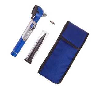 Juego de oftalmoscopio otoscopio LED veterinario, instrumento de diagnóstico Ent para orejas, nariz, garganta, instrumentos quirúrgicos, Material de acero - Product Image 4