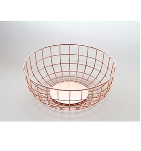 Metal Wire Mesh Storage <b>Basket</b> with <b>Handle</b> for Fruit Storage/hanging Metal Wire Storage <b>Basket</b>/Sturdy Wire Netting <b>Basket</b> - Product Image 1