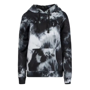 Women's Eco-Friendly Breathable <b>Knitted</b> Long Sleeve <b>Hoodies</b> Pockets Front Logo Tie Dye Plain Winter Style Factory Direct Figures - Product Image 4