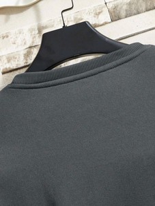 Sudadera Térmica Unisex 100% Algodón, Invierno, Color Sólido, Forro Polar 3D, Resistente al Viento y Transpirable, Sin Cuello - Product Image 4