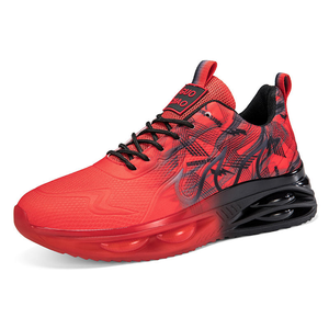 Zapatillas Deportivas Casuales para Hombre, Color Rojo/Negro, Precio al por Mayor, Zapatillas de Moda para Caminar y Correr - Product Image 1