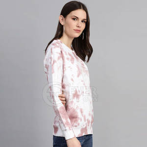 Nouvel arrivage de sweat-shirt pour femme à la mode pull décontracté à manches longues en tissu coton polyester sweat pour femme - Product Image 5