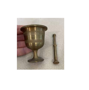 Gran mesa de cocina, herramientas para hierbas y especias, juego de mortero de latón para moler ajo e ingredientes de cocina - Product Image 2