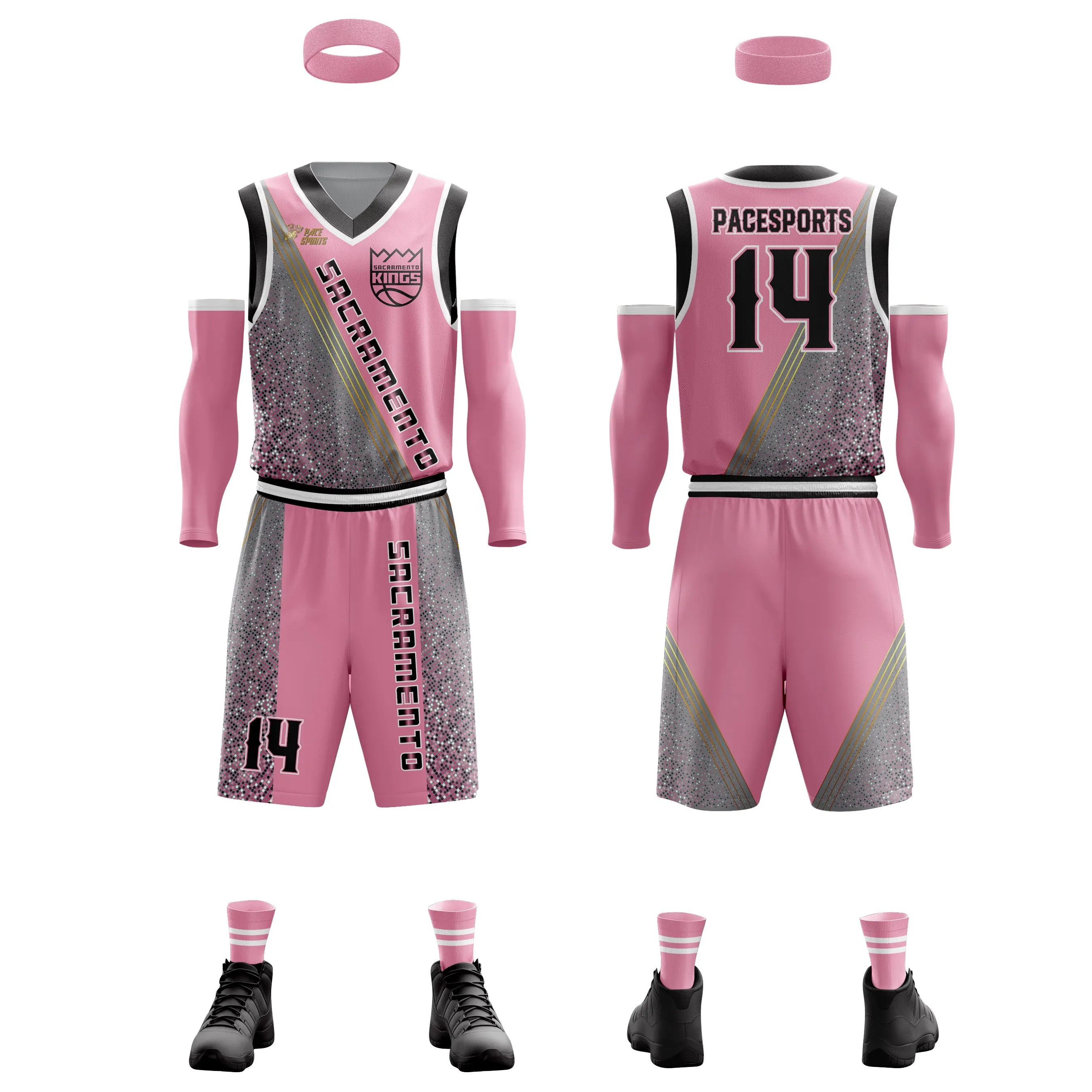 Design your own basketball wear sublimation youth man woman reversible basketball uniform set custom basketball jersey