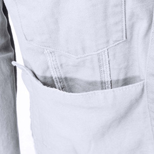 Veste en jean pour homme de haute qualité, design personnalisé, services OEM, col montant, saison hivernale, séchage rapide, respirant, coton/polyester - Product Image 6