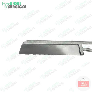 Sierra para Huesos de Acero Inoxidable de 185 mm con Mango y Hoja Quirúrgica de 0.3 mm - Product Image 4