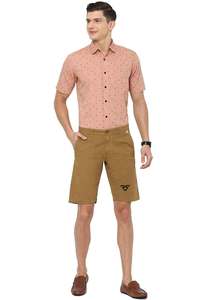 wholesale men cotton cargo shorts cotton jeans custom logo <b>recent</b> trends three quater premium quality shorts - Product Image 5