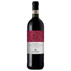 Bonarda dell'Oltrepopavese doc İtalyan şarap kırmızı 75 cl cam şişe yumuşak günlük kolay içme