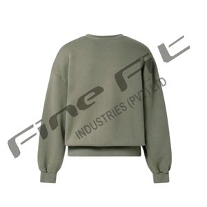 เสื้อสเวตเตอร์คอตตอนโอเวอร์ไซส์สำหรับทุกเพศ, เสื้อสเวตเตอร์ผ้าฟลีซผสมคอตตอนสำหรับฤดูหนาว - Product Image 6