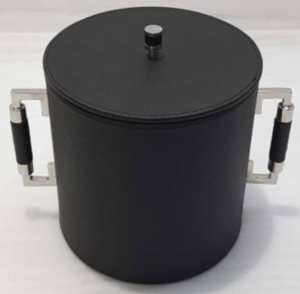 Seau à glace en similicuir pour la chambre - Product Image 1