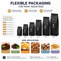 Sachet Doypack en papier kraft personnalisé imprimé en héliogravure, coloré, avec fermeture éclair, jetable, avec doublure PE et fenêtre dépolie avec logo, pour emballage de thé, fabriqué en Chine
