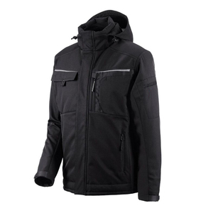 Chaqueta Softshell de Corte Contemporáneo para Hombre, con Capucha, Resistente al Viento, Repelente al Agua, Urbana, para Exteriores, Chaquetas Softshell Hechas a Medida - Product Image 3