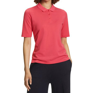 Golf de mujer de alta calidad para polos, manga corta, transpirable, patrón sólido, Jersey de punto informal, absorbe la humedad, asequible - Product Image 6