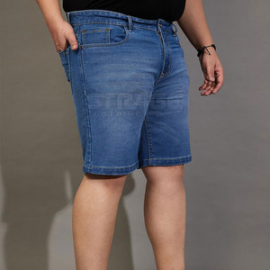 Prix raisonnable, vente chaude, nouveau stock, shorts en jean décontractés pour hommes, 100% coton, écologiques, personnalisables, confortables à porter - Product Image 3