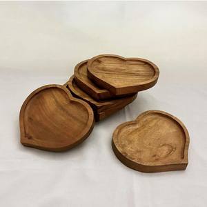 Assiette carrée en bois de manguier fabriquée à la main en Inde, best-seller, plateau pour restaurants, vaisselle artisanale, bols à prix économique - Product Image 3