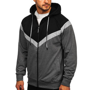 Sudaderas con capucha personalizadas para hombre, Sudadera con capucha transpirable con cremallera, ropa de calle, estilo de moda, sudaderas con capucha de etiqueta privada sostenibles de gran tamaño para hombres - Product Image 2