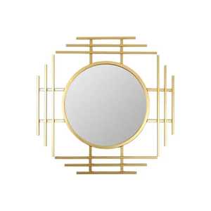 Élégant miroir mural à cadre en fer Design moderne de luxe pour chambre à coucher salon et décoration intérieure de maison vente en gros - Product Image 3